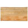 Table Top 110x60x3.8 cm Live Edge Solid Wood Mango Colour mango wood(natural) Size 110 x 60 cm Quantity in Package 1 Thickness 38 mm 