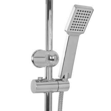 Luxurious Dual Head Shower Set - Stainless Steel & Hand Shower