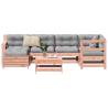 7 Piece Garden Sofa Set - Solid Wood Douglas Fir - Hipomarket