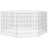 8-Panel Rabbit Cage - Spacious & Durable Galvanised Iron