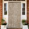 Fly Curtain Beige and Brown 118x220 cm Chenille Colour beige and brown Size 118 x 220 cm 