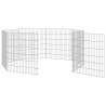 8-Panel Rabbit Cage - Spacious & Durable Galvanised Iron