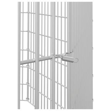 8-Panel Rabbit Cage - Spacious & Durable Galvanised Iron