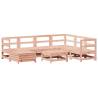 8 Piece Garden Sofa Set - Solid Wood Douglas Fir | HipoMarket