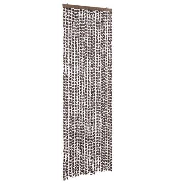 Fly Curtain Brown & White 56x200 cm - Insect Protection