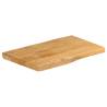 Live Edge Solid Wood Mango Table Top - 70x40 cm | HipoMarket