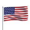 US Flag and Pole Aluminium 6m - Show Your Patriotism