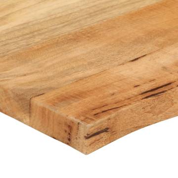 Live Edge Mango Wood Table Top 120x60 cm - HipoMarket