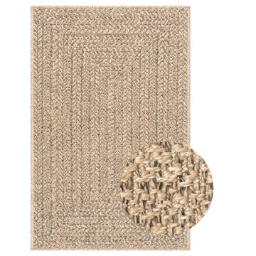 Rug ZIZUR 240x340 cm - Stylish Jute Look for Indoors & Outdoors