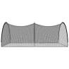 Black Baseball Batting Cage Net 600x400 cm - Durable Polyester