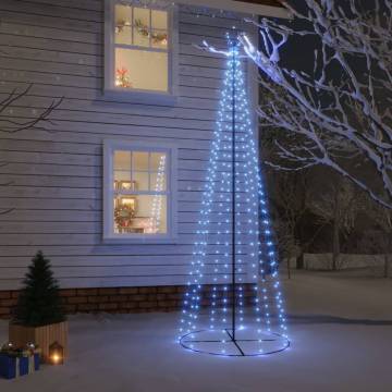 Christmas Cone Tree Blue - 310 LEDs, 100x300 cm | Hipo Market