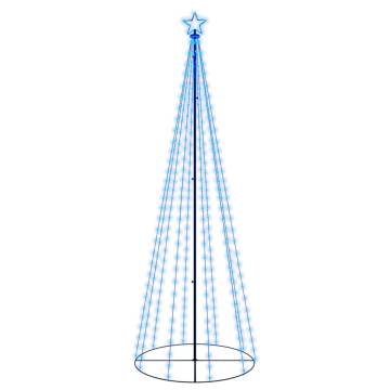 Christmas Cone Tree Blue - 310 LEDs, 100x300 cm | Hipo Market