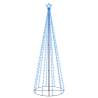 Christmas Cone Tree Blue - 310 LEDs, 100x300 cm | Hipo Market