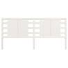 Elegant White Pine Headboard | 156x4x100 cm | Hipomarket