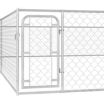 Outdoor Dog Kennel - Galvanised Steel 6x6x1 m | HiPO Market