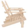 Garden Adirondack Chairs with Tea Table - Solid Fir Wood