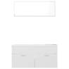 Stylish High Gloss White Bathroom Furniture Set | HipoMarket