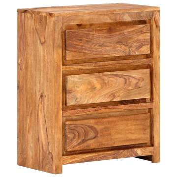 Solid Wood Acacia Drawer Cabinet | 60x33x75 cm | HipoMarket