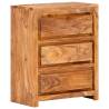 Drawer Cabinet 60x33x75 cm Solid Wood Acacia Size 60 x 33 x 75 cm Quantity in Package 1 Material solid acacia wood 