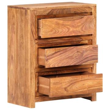 Solid Wood Acacia Drawer Cabinet | 60x33x75 cm | HipoMarket