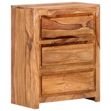 Solid Wood Acacia Drawer Cabinet | 60x33x75 cm | HipoMarket