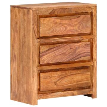 Solid Wood Acacia Drawer Cabinet | 60x33x75 cm | HipoMarket