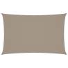 Sunshade Sail Oxford Fabric 5x8m Taupe - UV & Water-Resistant