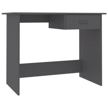 Modern Grey Desk - 100x50 cm | Stylish & Functional