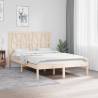 Bed Frame Solid Wood Pine 120x200 cm Colour natural Size 120 x 200 cm 