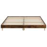 Smoked Oak Bed Frame 180x200 cm Super King | Hipomarket