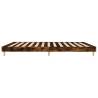 Smoked Oak Bed Frame 180x200 cm Super King | Hipomarket