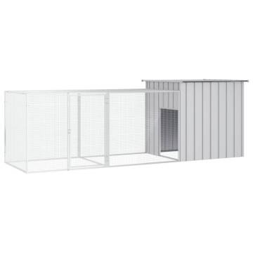 Galvanised Steel Chicken Cage 300x91x100 cm - Hipo Market