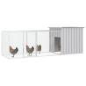 Galvanised Steel Chicken Cage 300x91x100 cm - Hipo Market