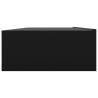 Stylish TV Cabinet with LED Lights - Black 120x35x15.5 cm