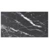 Table Top Black 120x65 cm 8mm Tempered Glass with Marble Design Colour black and white Size 120 x 65 cm Quantity in Package 1 