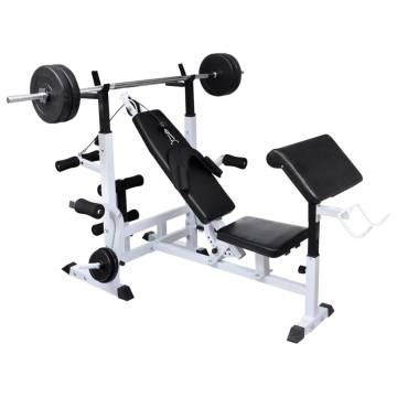 Weight Bench & Rack Set - Total Body Workout 90 kg