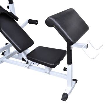 Weight Bench & Rack Set - Total Body Workout 90 kg