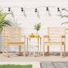 Garden Chairs 2 pcs Solid Wood Pine - Comfort & Style