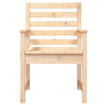 Garden Chairs 2 pcs Solid Wood Pine - Comfort & Style