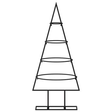 Metal Christmas Tree for Decoration - Black 60 cm | Hipo Market