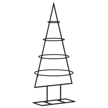 Metal Christmas Tree for Decoration - Black 60 cm | Hipo Market