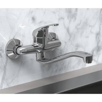 EISL EUROPA Chrome Wall-Mounted Kitchen Mixer Tap