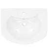 Freestanding Ceramic Basin with Pedestal - Elegant Design