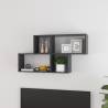 Wall Shelf Grey 100x18x53 cm Engineered Wood Colour grey Quantity in Package 1 Number of Pieces 