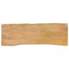 Table Top 120x40x3.8 cm Live Edge Solid Wood Mango Colour mango wood(natural) Size 120 x 40 cm Quantity in Package 1 Thickness 38 mm 