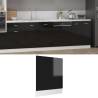 Dishwasher Panel High Gloss Black 59.5x3x67 cm Engineered Wood Colour high gloss black Quantity in Package 1 Model 1x dishwasher panel 60 cm Number of 