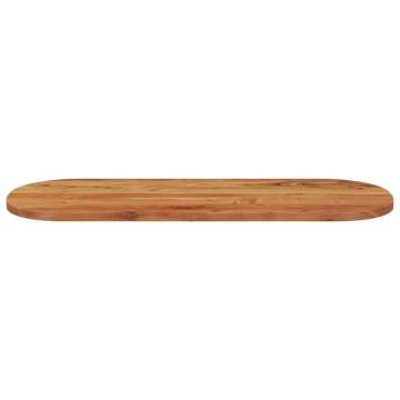 Oval Solid Wood Acacia Table Top 110x40 cm - HipoMarket