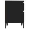 Stylish Black Bedside Cabinet - 40x35x50 cm | Hipo Market