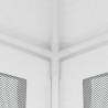 Durable 2x2m Party Tent with Mesh Sidewalls - White