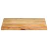 Live Edge Solid Wood Mango Table Top - 90x60 cm | HipoMarket